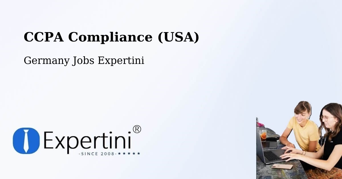 CCPA Privacy Rights & Compliance Notice – Sörup - Germany Jobs Expertini