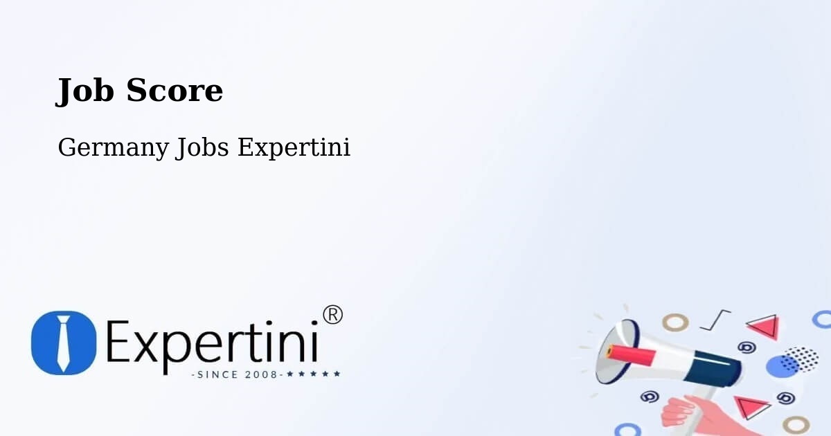 Job Score & Job Description Score Tool – Sörup - Germany Jobs Expertini