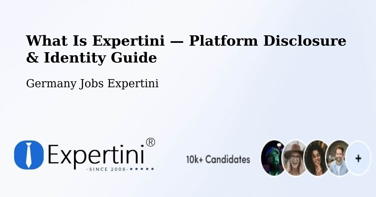 What Is Expertini — Platform Disclosure & Identity Guide – Sörup